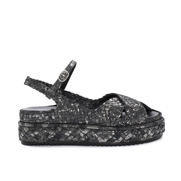 pons quintana SANDALIA PLATAFORMA MAIKA GAUDET NEGRO