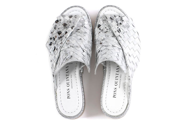 Pons Quintana SANDALIA PLATAFORMA PADOVA GAUDETTE BLANCO