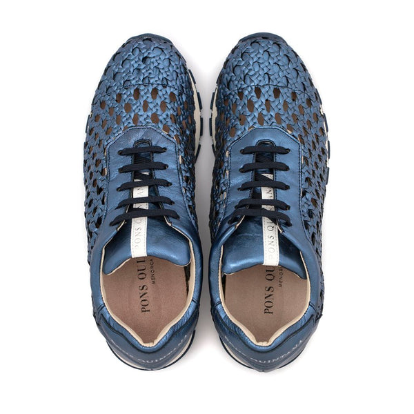 Pons Quintana ZAPATILLA DEPORTIVA MANDY METAL AZZURRO