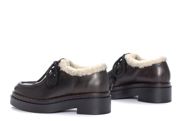 Pons Quintana ZAPATO PLATAFORMA NADIA MAKETE EXPRESS + MOUTON BEIGE