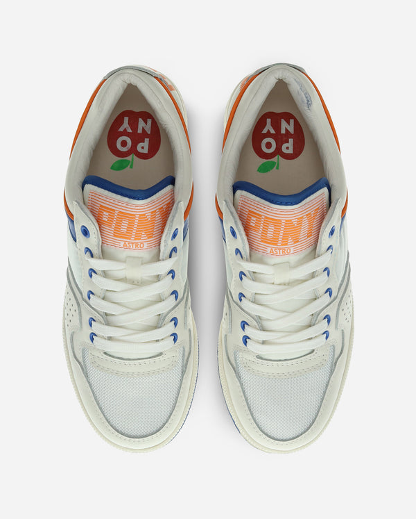 Pony ASTRO CLASSIC SNOW WHITE/BLUE/ORANGE