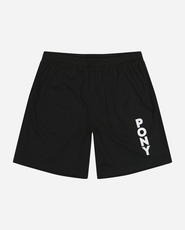 pony BLACK WORDMARK MESH SHORT XL