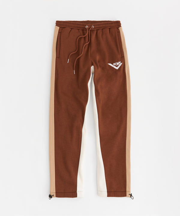 pony CHEVRON BROWN FLEECE PANT S