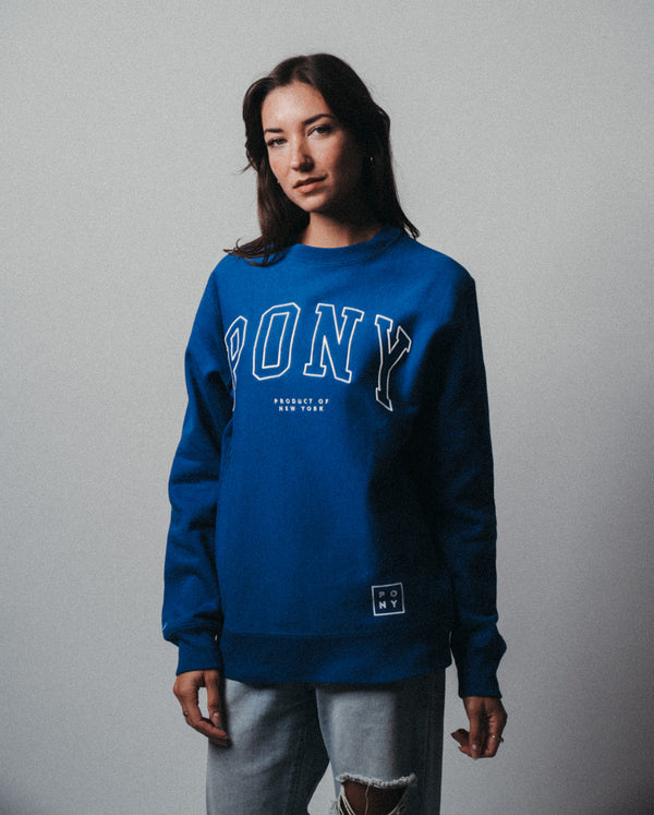 Pony COLLEGIATE EMBROIDERED CREWNECK L