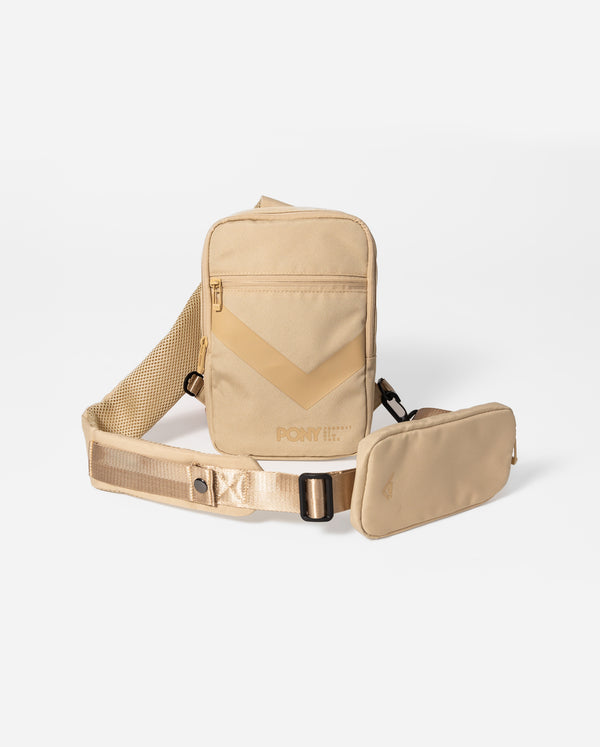 pony DAVE ALL DAY BEIGE BACKPACK