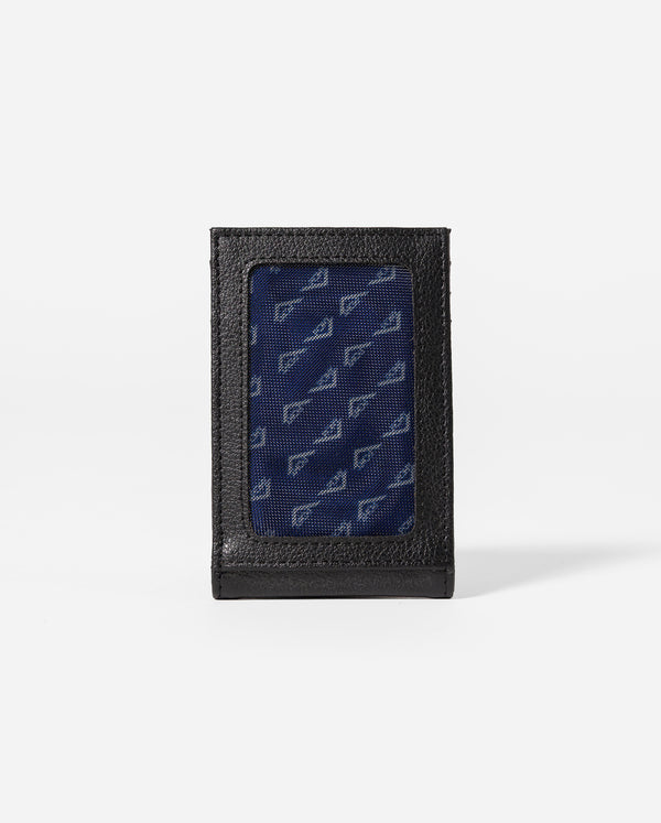 Pony GIL TWO FOLD BLACK WALLET WITH MAGNETIC