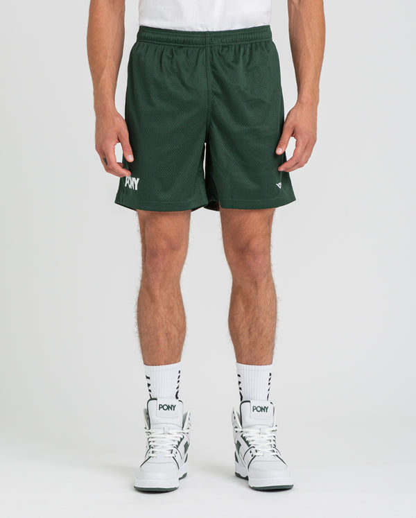 Pony GREEN WORDMARK MESH SHORT XL