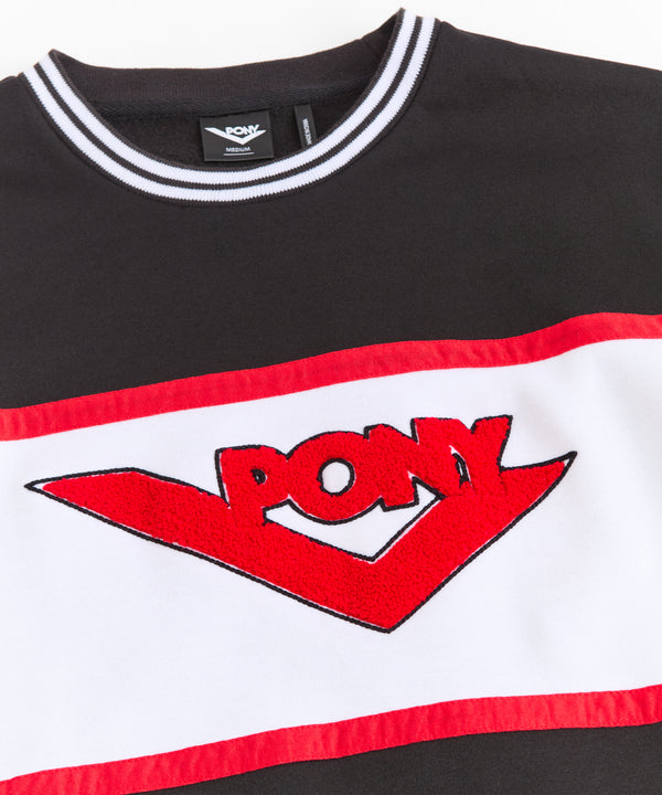 Pony JACQUARD COLLAR CREWNECK S