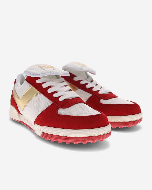 Pony LINEBACKER ARCHIVE WHITE/RED/GOLD