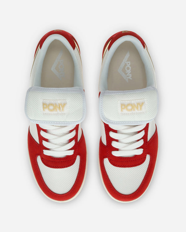 Pony LINEBACKER ARCHIVE WHITE/RED/GOLD