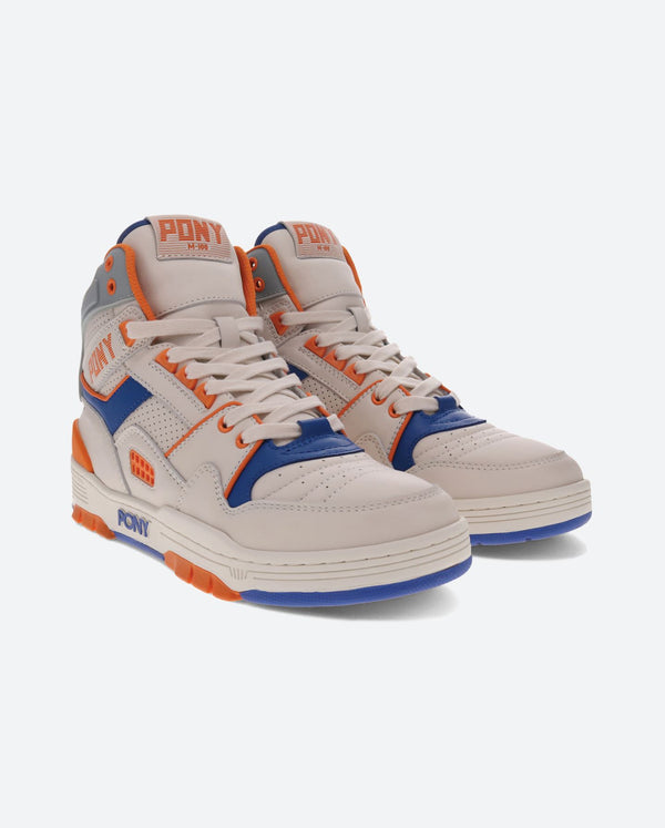 Pony M-100 HIGH VINTAGE OFF WHITE/BLUE/ORANGE