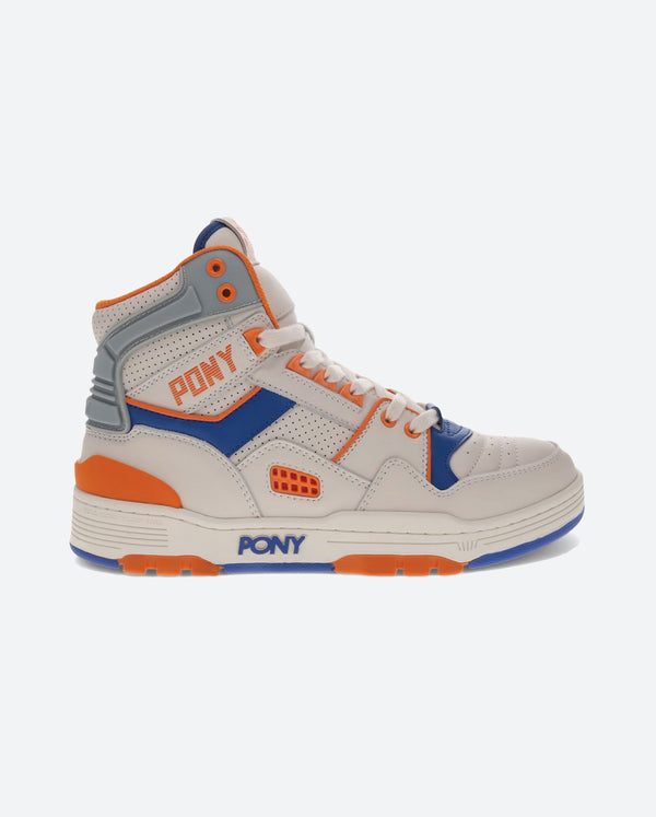 pony M-100 HIGH VINTAGE OFF WHITE/BLUE/ORANGE
