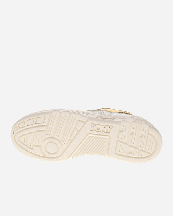 Pony M-100 LOW METALLIC SNOW WHITE/GOLD