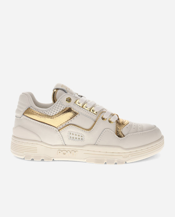 pony M-100 LOW METALLIC SNOW WHITE/GOLD