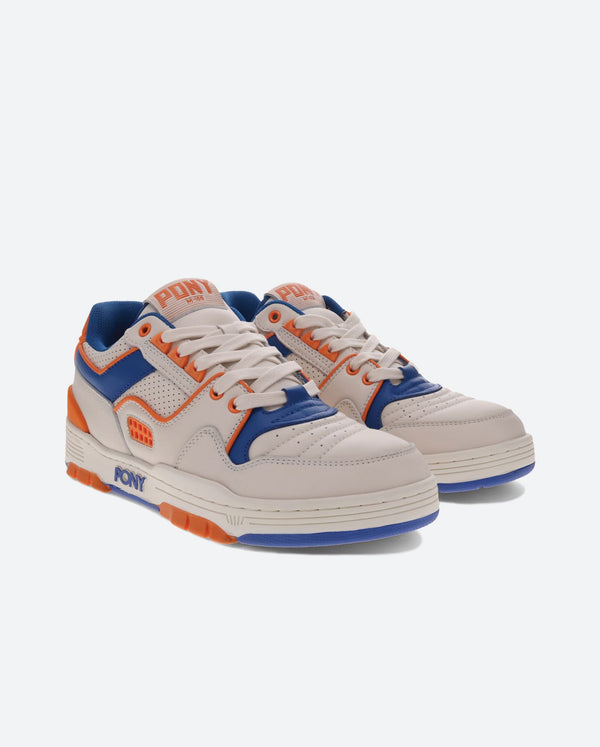 Pony M-100 LOW VINTAGE OFF WHITE/BLUE/ORANGE