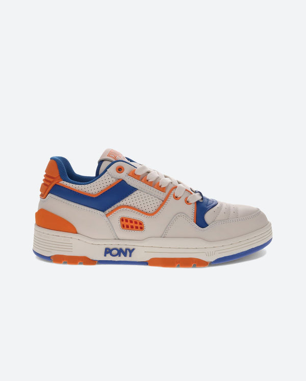 pony M-100 LOW VINTAGE OFF WHITE/BLUE/ORANGE