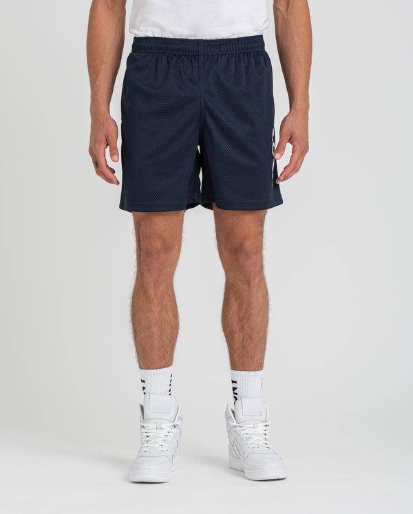 Pony NAVY WORDMARK MESH SHORT XL