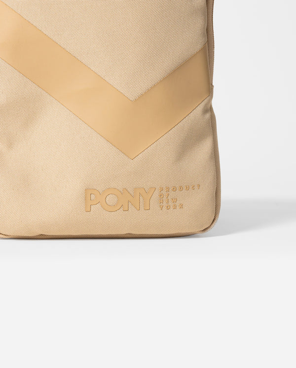 Pony PARKER COMMUTER BEIGE BACKPACK