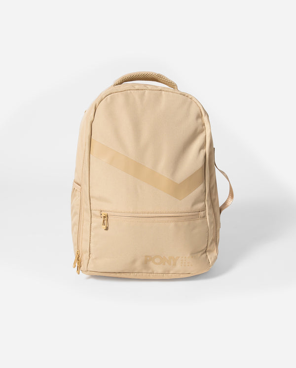 pony PARKER COMMUTER BEIGE BACKPACK