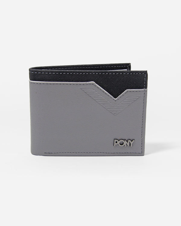 pony VIVAS PASSCASE GREY WALLET