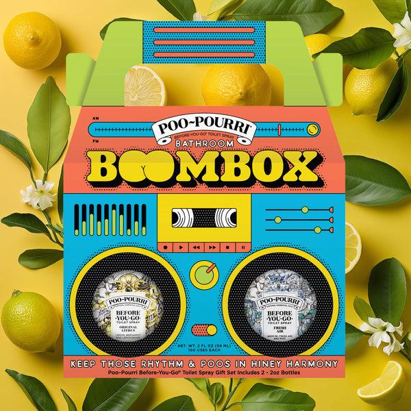 poo pourri Bathroom Boombox Set: Poo~Pourri Toilet Spray Gift Set