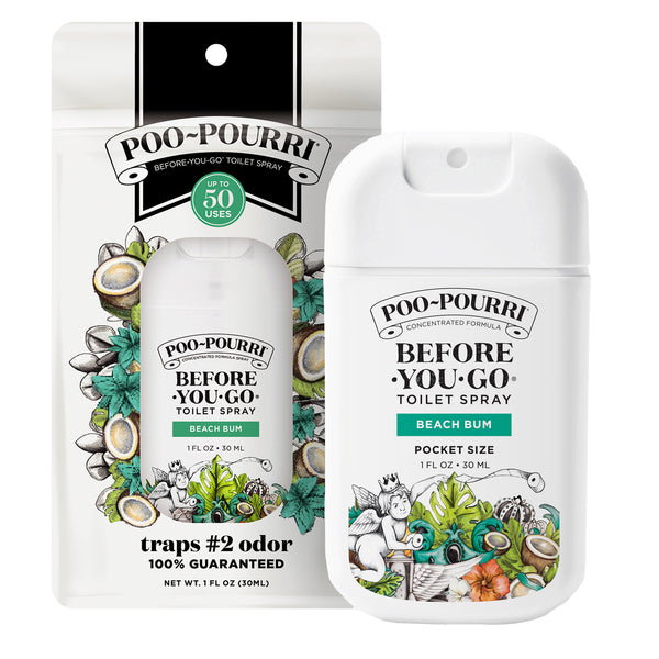 Poo Pourri Beach Bum Pocket: Poo~Pourri's Travel Toilet Spray