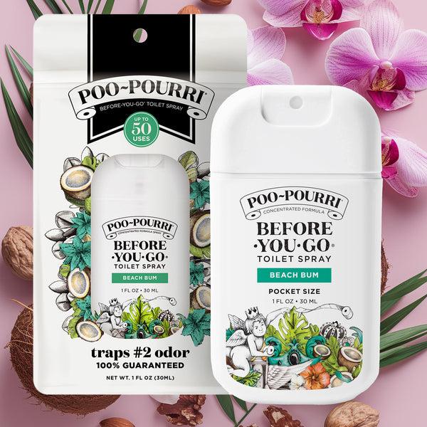 poo pourri Beach Bum Pocket: Poo~Pourri's Travel Toilet Spray