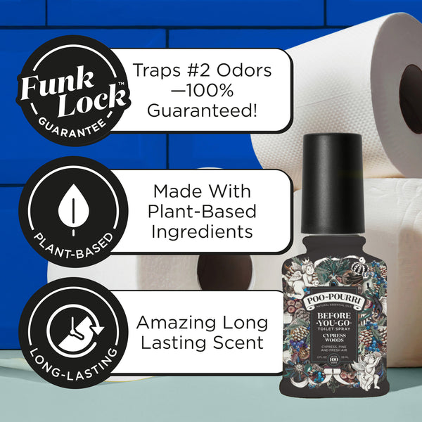 Poo Pourri Cypress Woods Poo~Pourri Toilet Spray: Fresh Woodsy Scent