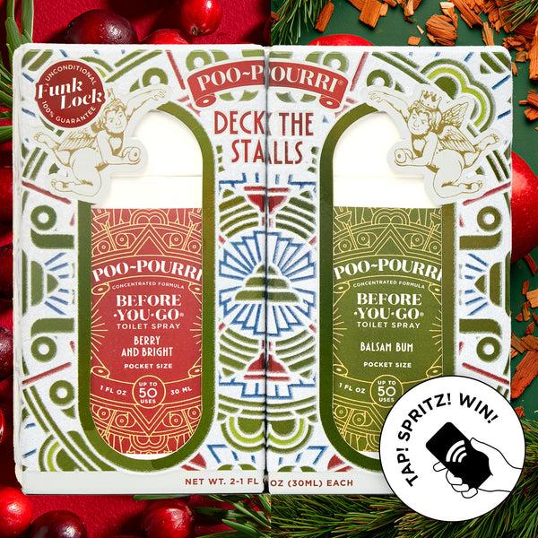 Poo Pourri Deck The Stalls Tear & Share - Poo~Pourri Toilet Sprays