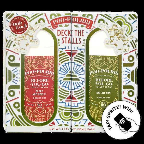 Poo Pourri Deck The Stalls Tear & Share - Poo~Pourri Toilet Sprays