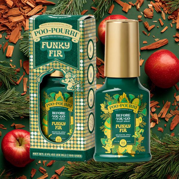 poo pourri Funky Fir Poo~Pourri: Festive Toilet Spray