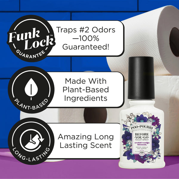 Poo Pourri Orchid Vanilla Blossom Poo~Pourri Spray: Shop Today