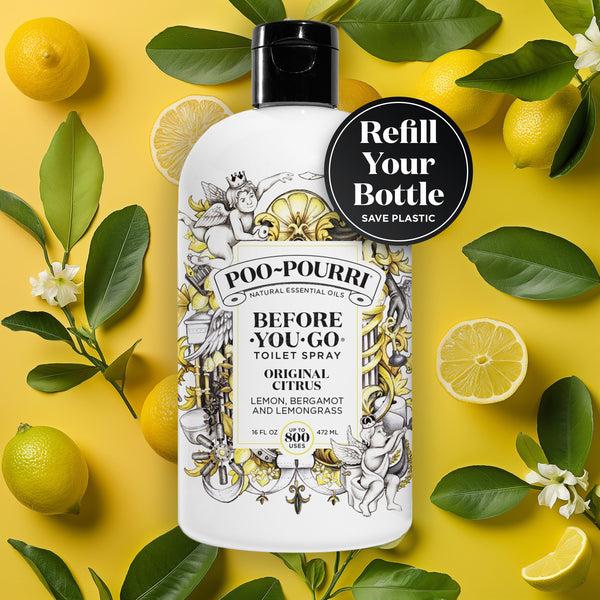 Poo Pourri Original Citrus Refill: Poo~Pourri Bathroom Spray - Buy Now