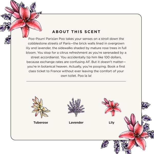 Poo Pourri Parisian Poo 10ml: Fresh Bathroom Spray By Poo~Pourri