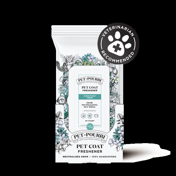 Poo Pourri Pet~Pourri Pawsitively Fresh Wipes: Quick Pet Cleaning