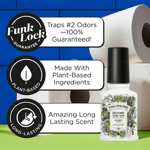 Poo Pourri Bamboo Rain - Poo~Pourri Toilet Spray