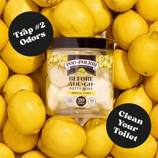 Poo Pourri Poo~Pourri Citrus Potty Pods: Fresh Bathroom Odor Remover