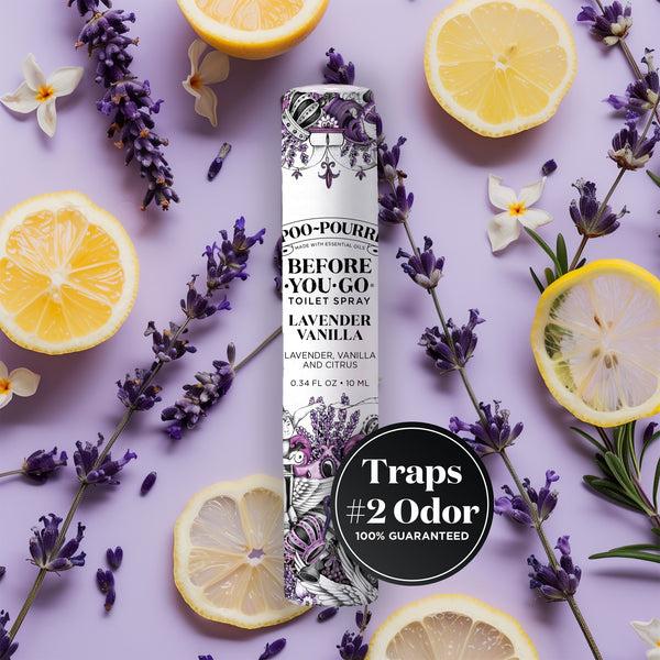 poo pourri Poo~Pourri Lavender Vanilla 10ml: Travel Ready Toilet Spray