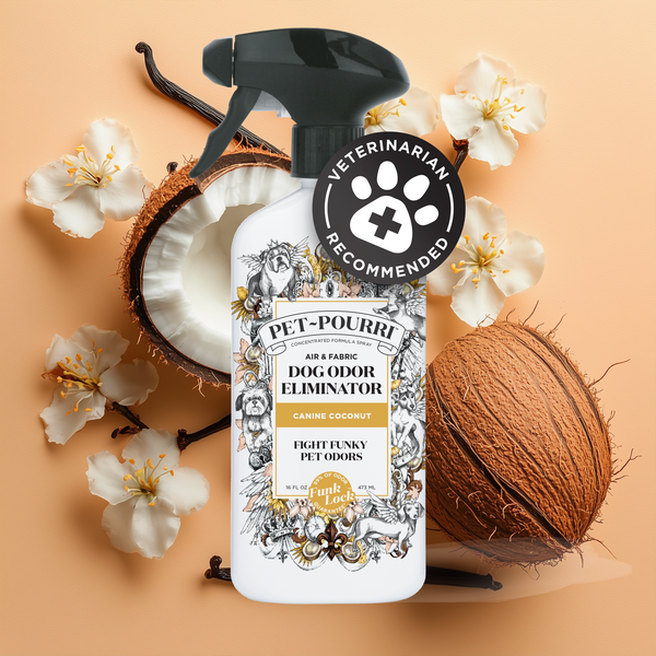 poo pourri ~Pourri Canine Coconut: Dog Safe Pet Deodorizer
