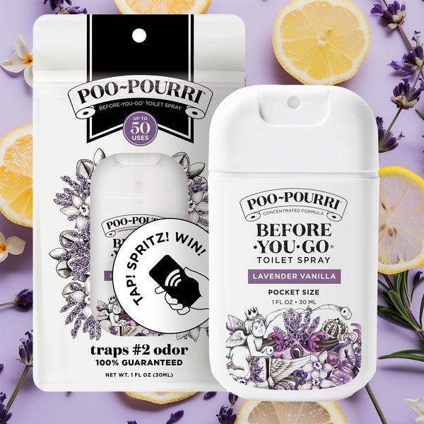 poo pourri ~Pourri Lavender Vanilla Pocket Sprayer: Shop Today