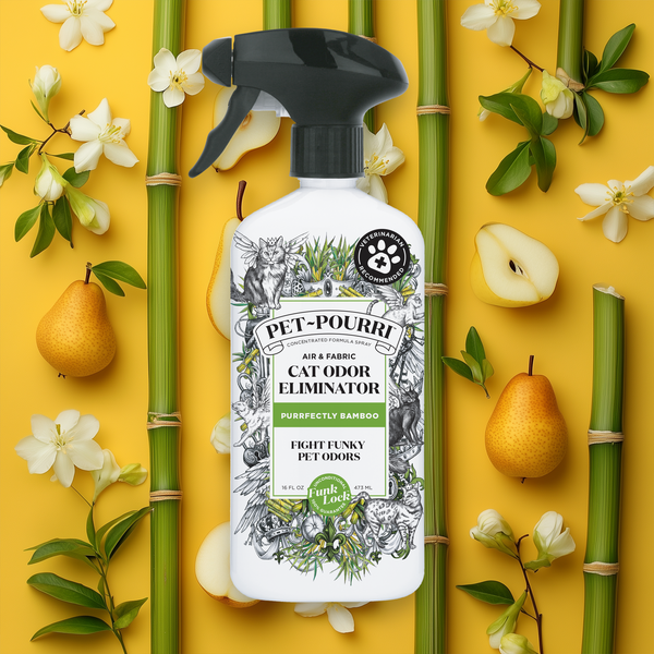 poo pourri Purrfectly Bamboo: Fresh Pet Room Spray for Cats