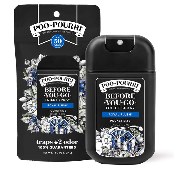 Poo Pourri Royal Flush Pocket Spray: ~Pourri's Mens Travel Toilet Spray