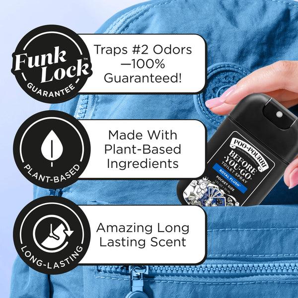 Poo Pourri Royal Flush Pocket Spray: ~Pourri's Mens Travel Toilet Spray