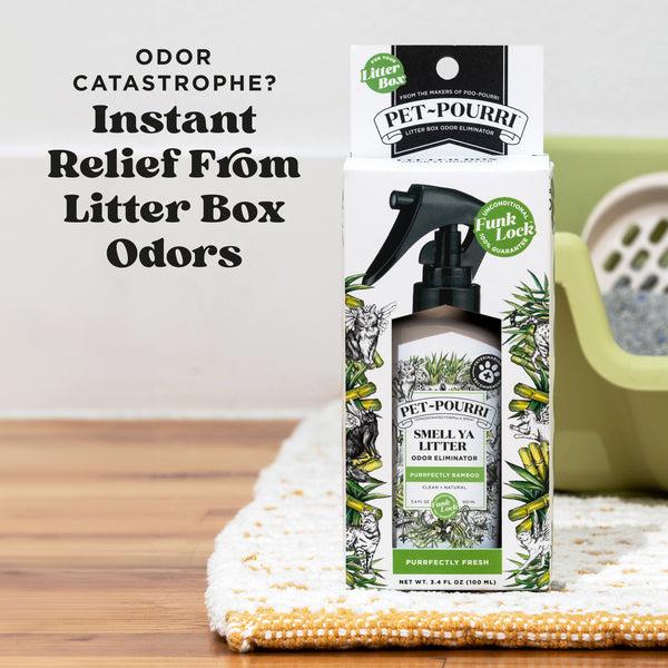 Poo Pourri Smell Ya Litter: Pet~Pourri's Litter Box Deodorizer