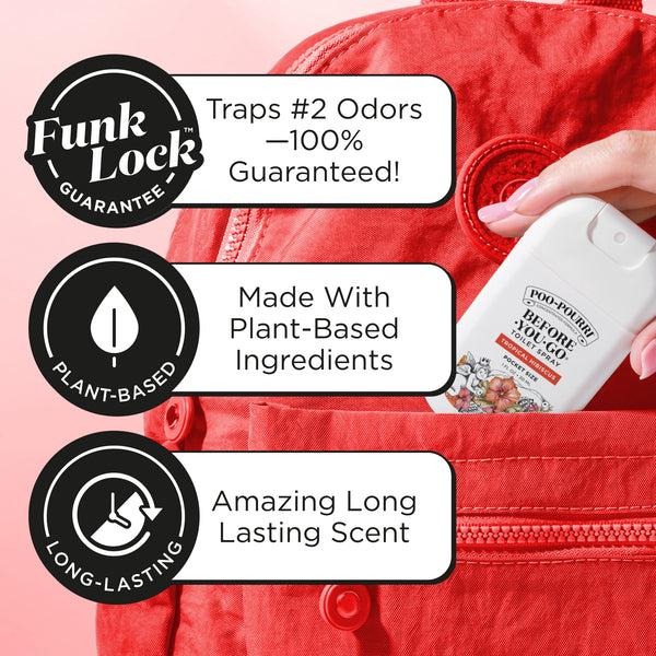 Poo Pourri Tropical Hibiscus Pocket Sprayer: ~Pourri On-the-Go Fresh