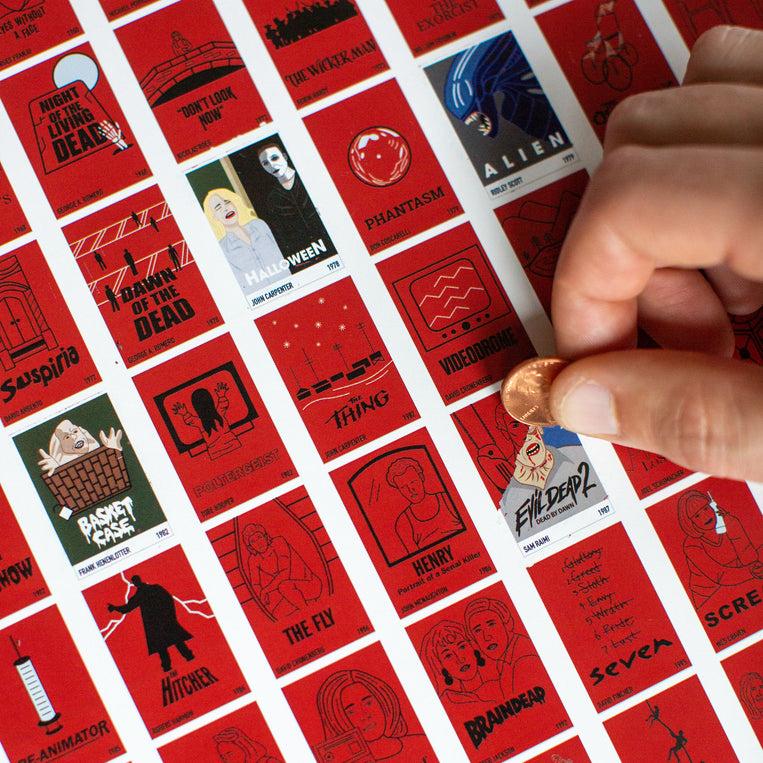 Pop Chart Lab 100 Horror Movies Scratch-Off Chart – Pop Chart