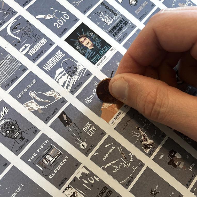Pop Chart Lab 100 Sci-Fi Movies Scratch-Off Chart – Pop Chart