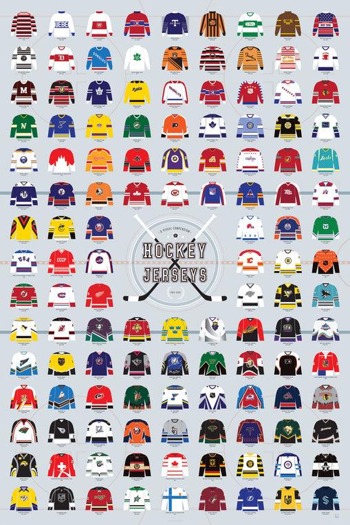 pop chart lab A Visual Compendium of Hockey Jerseys – Pop Chart
