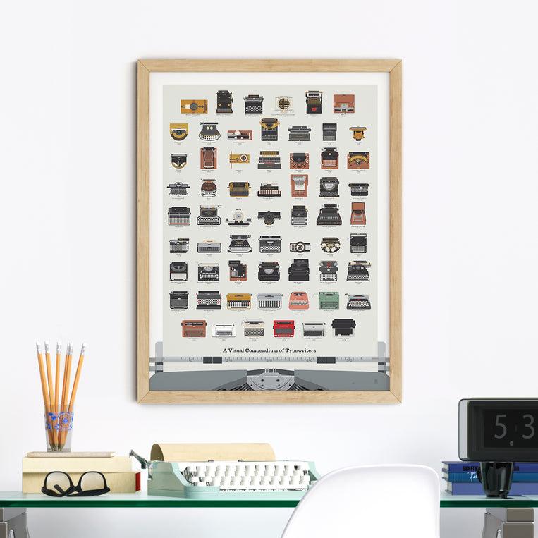 Pop Chart Lab A Visual Compendium Of Typewriters – Pop Chart