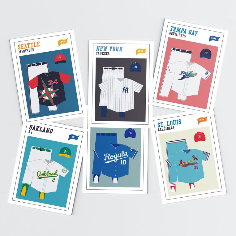 Pop Chart Lab Baseball Uniforms Collage Kit – Pop Chart